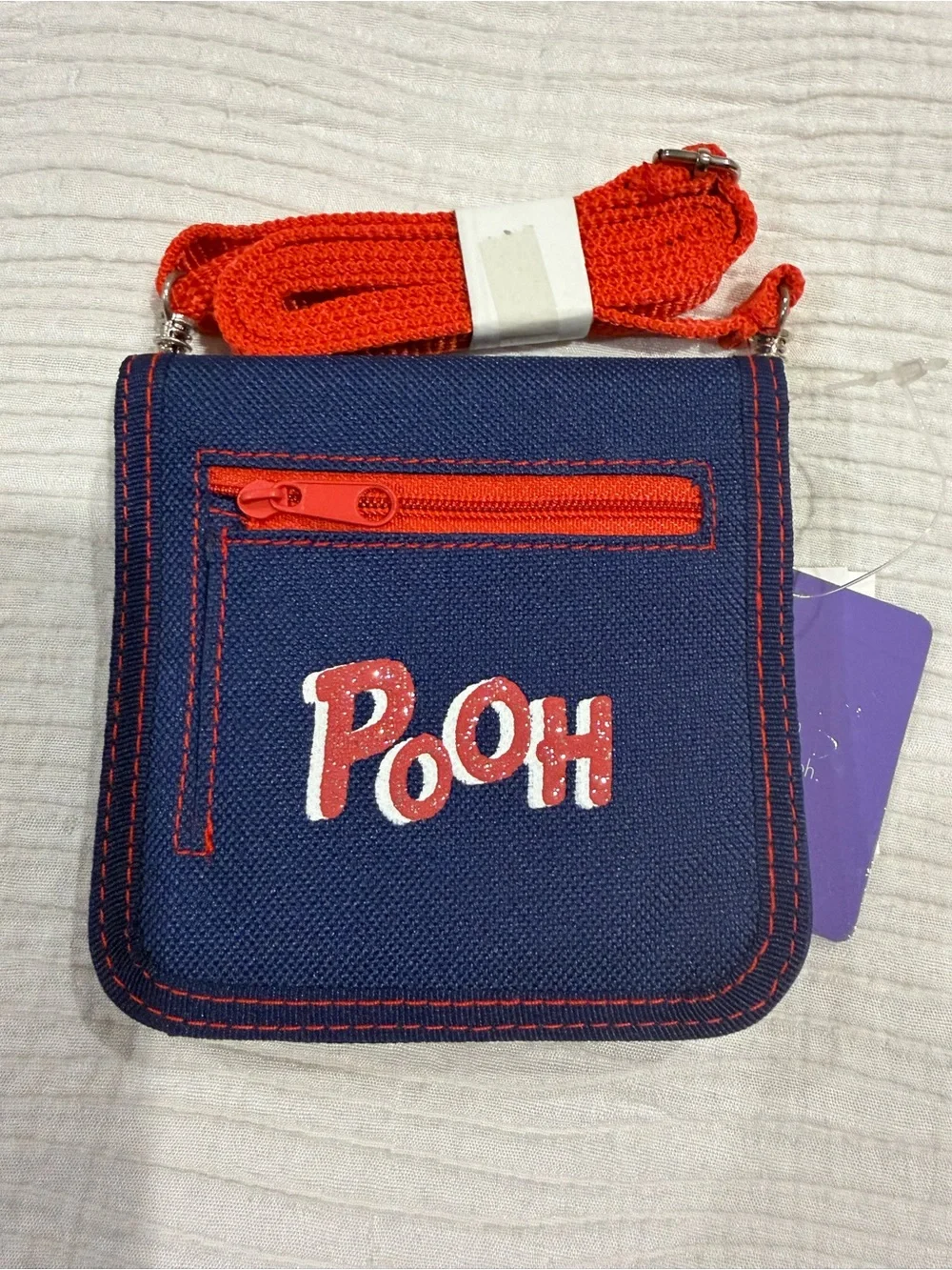 Disney Navy, Red & Yellow Winnie the Pooh Kids Crossbody Bag